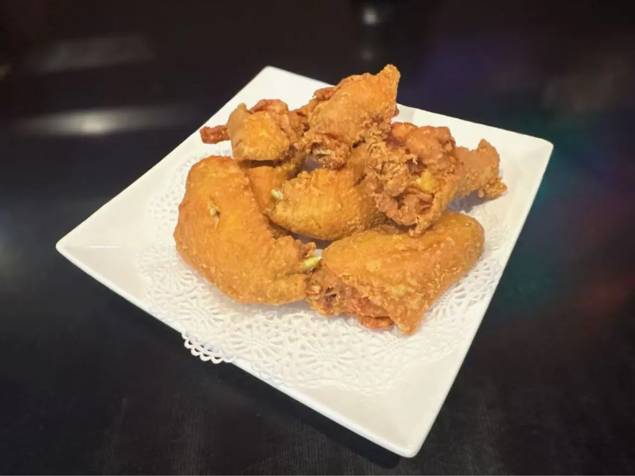 Crispy fried chicken wings appetizer at Yamato Asian Bistro Inc, a Asian Fusion Restaurant in Spencer